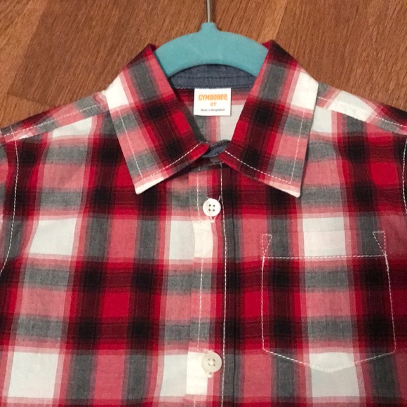 Gymboree plaid button down - Picture 2 of 4